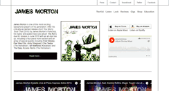 Desktop Screenshot of jamesmortonsax.com
