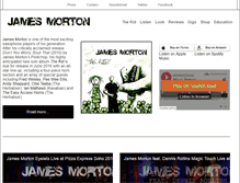 Tablet Screenshot of jamesmortonsax.com